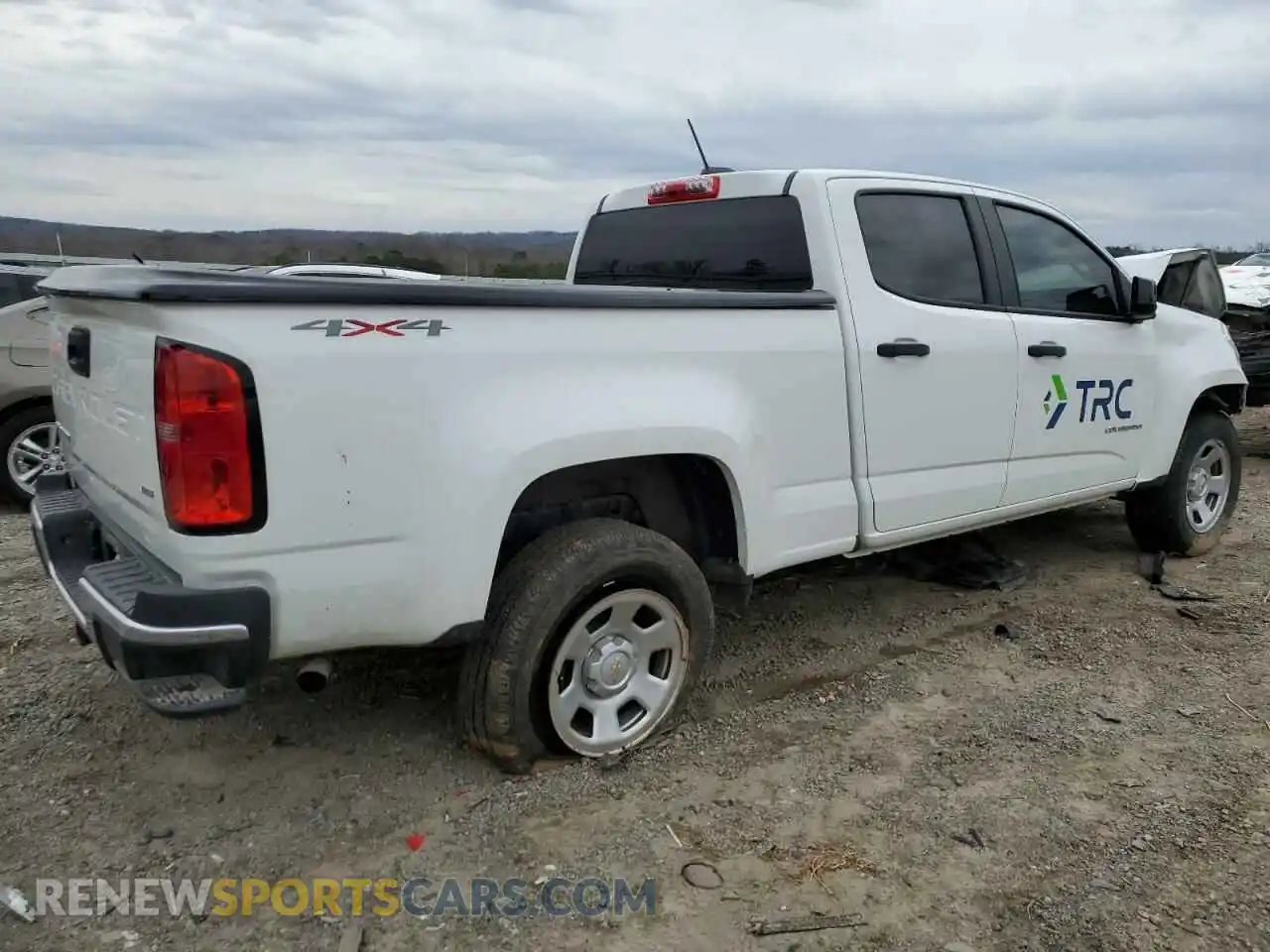 3 Photograph of a damaged car 1GCGTBEN5M1234902 CHEVROLET COLORADO 2021