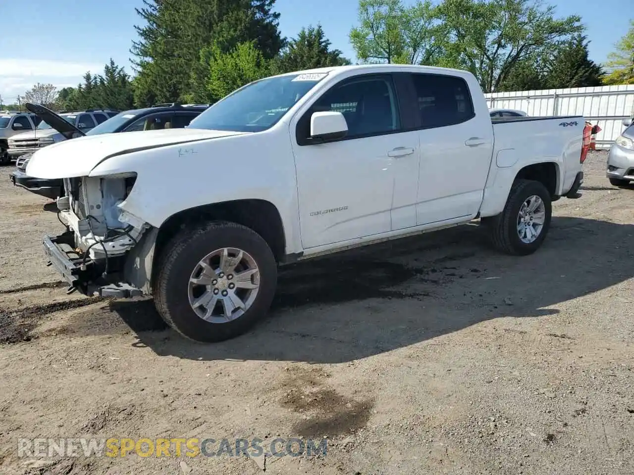 1 Photograph of a damaged car 1GCGTCEN1M1294357 CHEVROLET COLORADO 2021