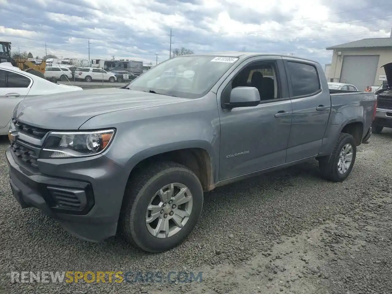 1 Фотография поврежденного автомобиля 1GCGTCEN2M1209428 CHEVROLET COLORADO 2021