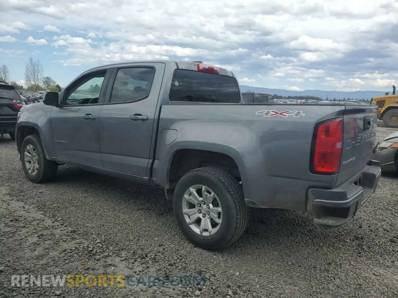 2 Фотография поврежденного автомобиля 1GCGTCEN2M1209428 CHEVROLET COLORADO 2021