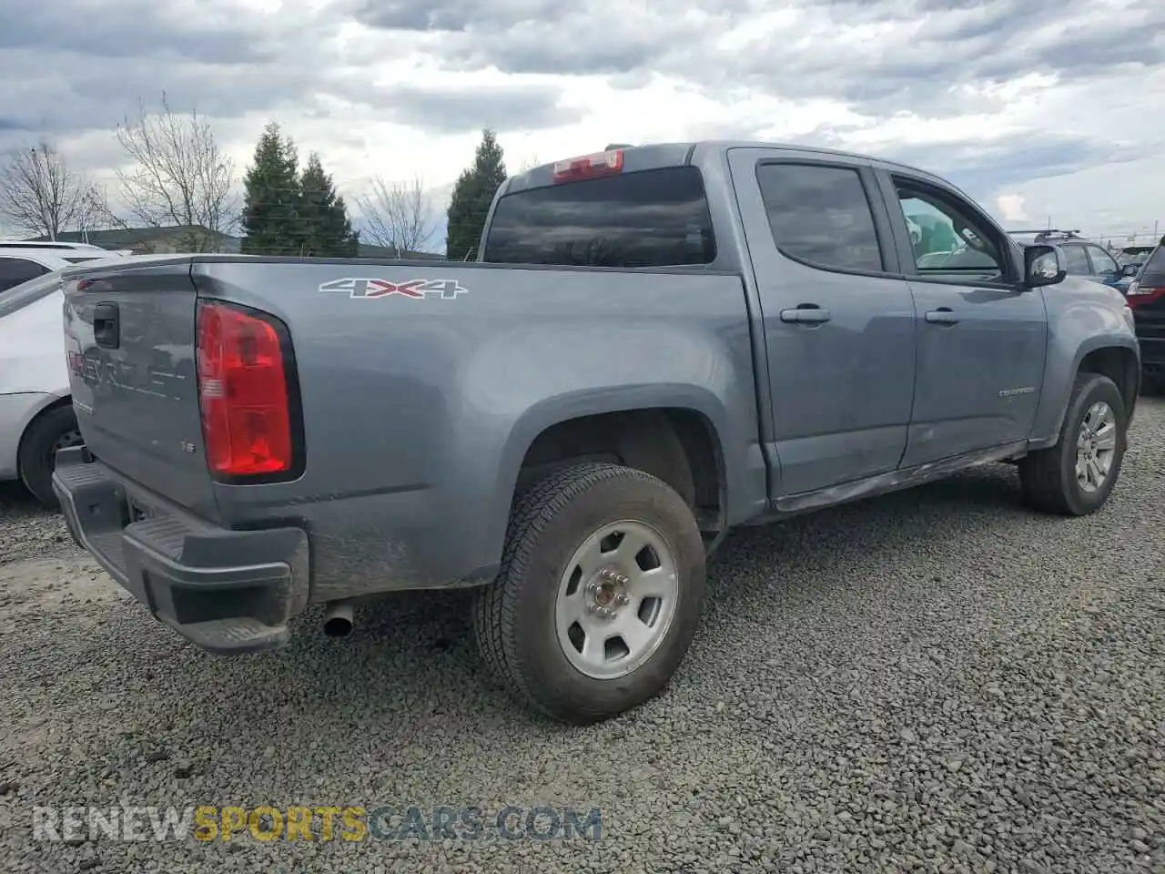 3 Фотография поврежденного автомобиля 1GCGTCEN2M1209428 CHEVROLET COLORADO 2021