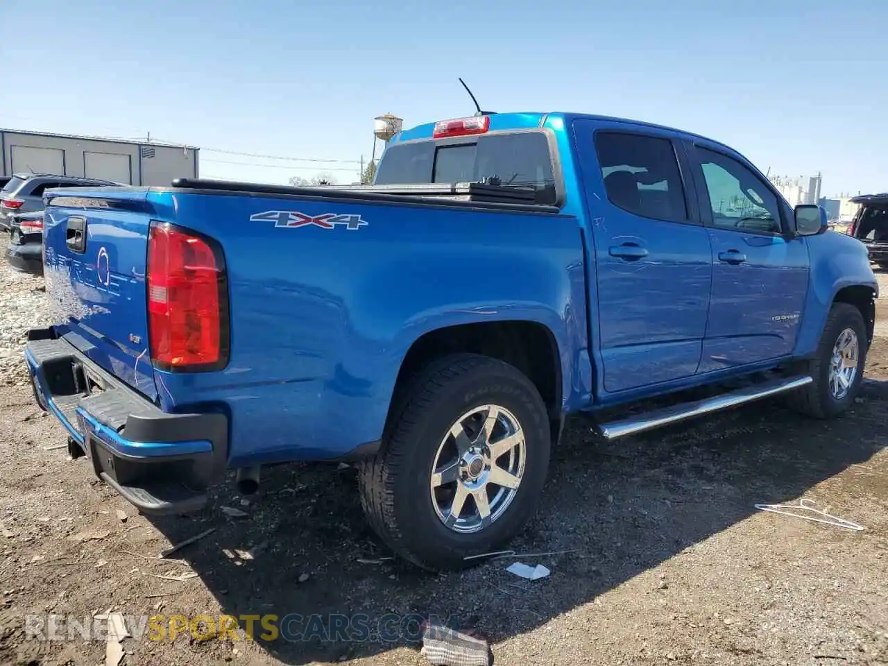 3 Photograph of a damaged car 1GCGTCEN2M1226861 CHEVROLET COLORADO 2021