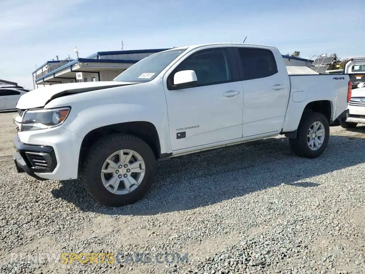 1 Photograph of a damaged car 1GCGTCEN5M1137236 CHEVROLET COLORADO 2021