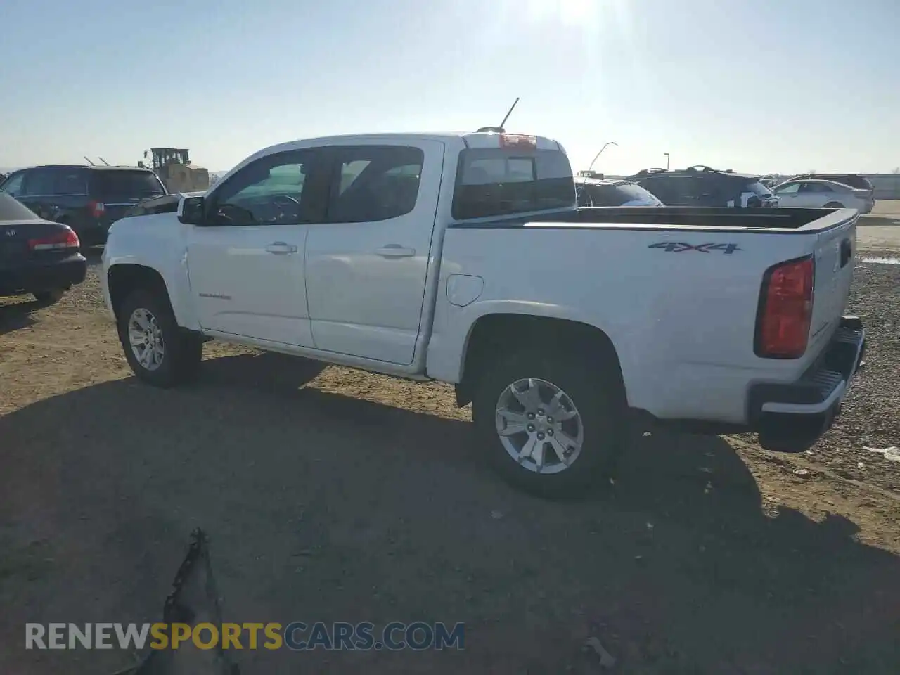 2 Photograph of a damaged car 1GCGTCEN5M1232539 CHEVROLET COLORADO 2021