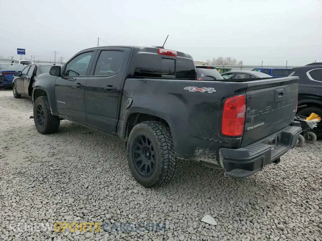 2 Photograph of a damaged car 1GCGTCEN5M1288853 CHEVROLET COLORADO 2021