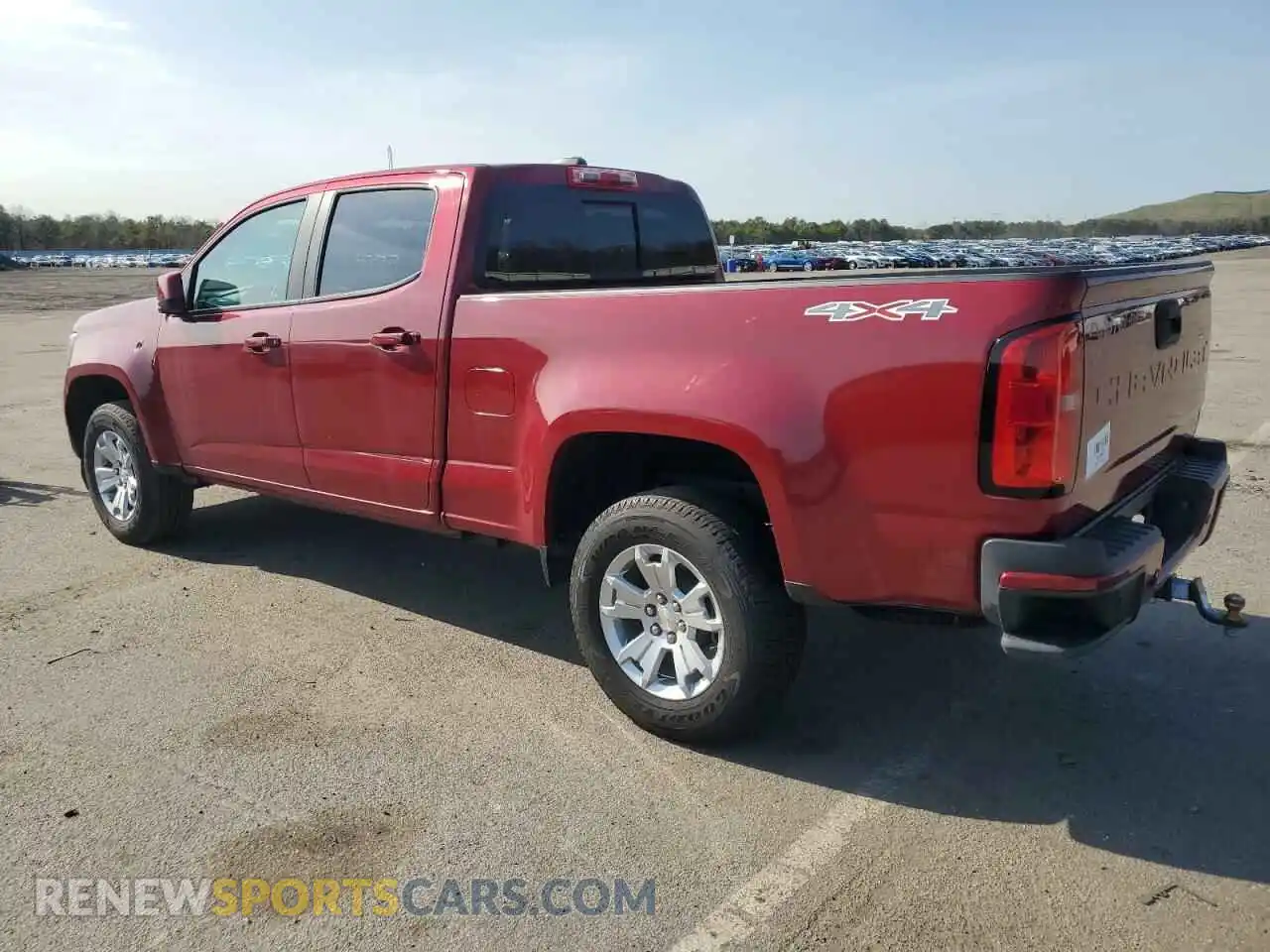 2 Фотография поврежденного автомобиля 1GCGTCEN5M1291073 CHEVROLET COLORADO 2021
