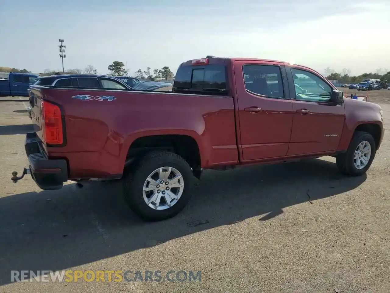 3 Фотография поврежденного автомобиля 1GCGTCEN5M1291073 CHEVROLET COLORADO 2021