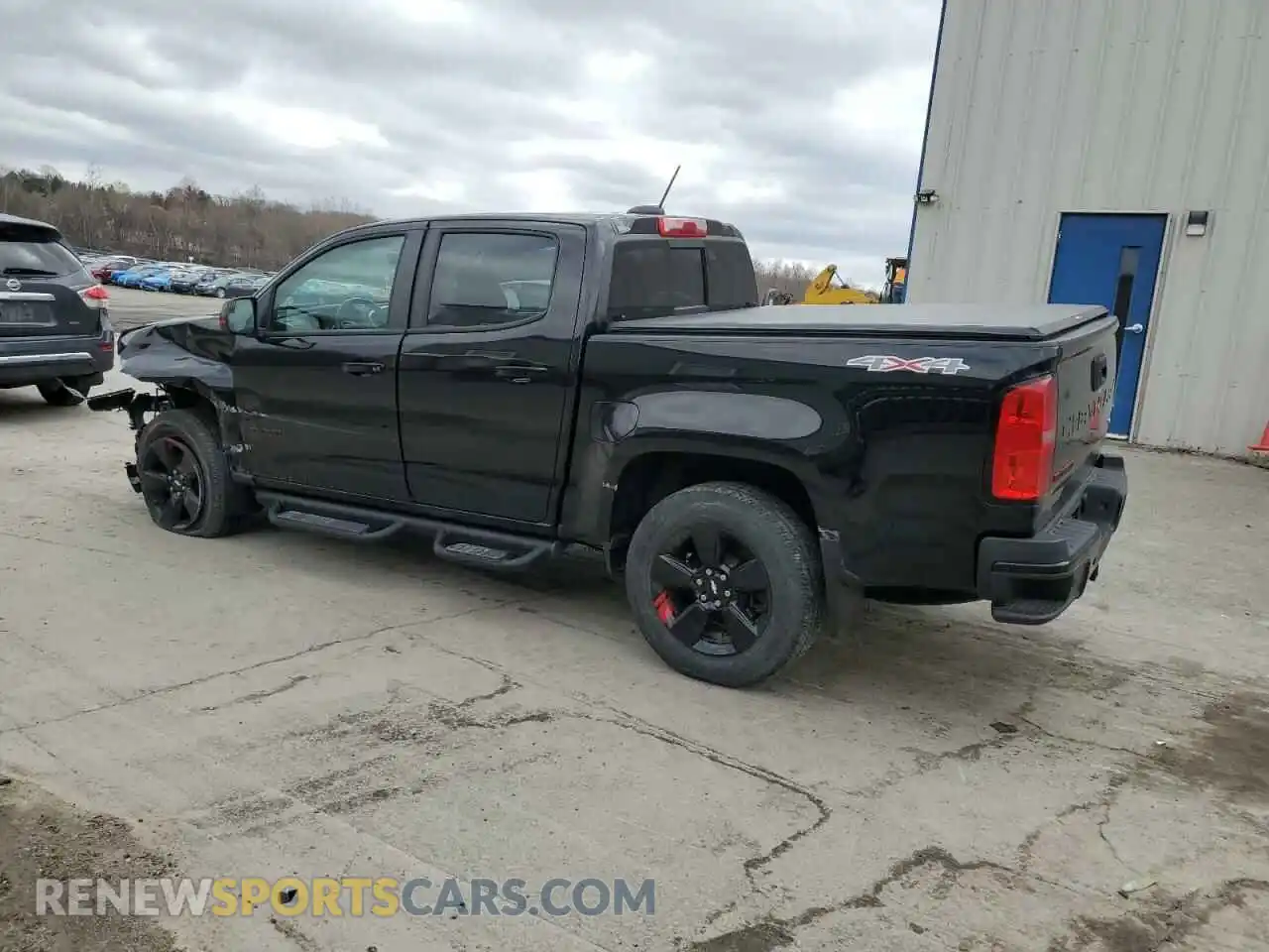 2 fotografías del automóvil dañado 1GCGTCEN9M1267990 CHEVROLET COLORADO 2021