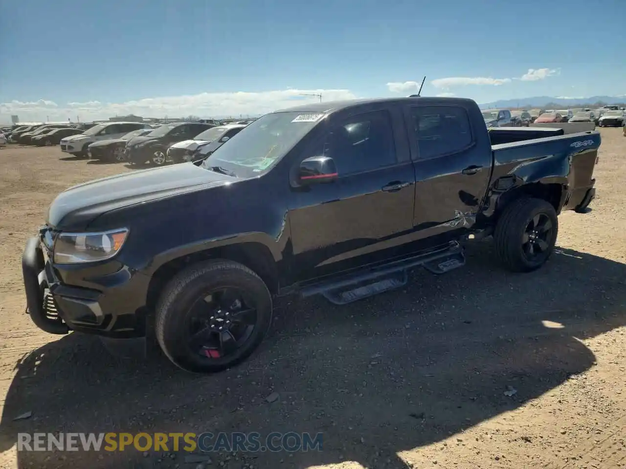 1 Фотография поврежденного автомобиля 1GCGTCENXM1271076 CHEVROLET COLORADO 2021