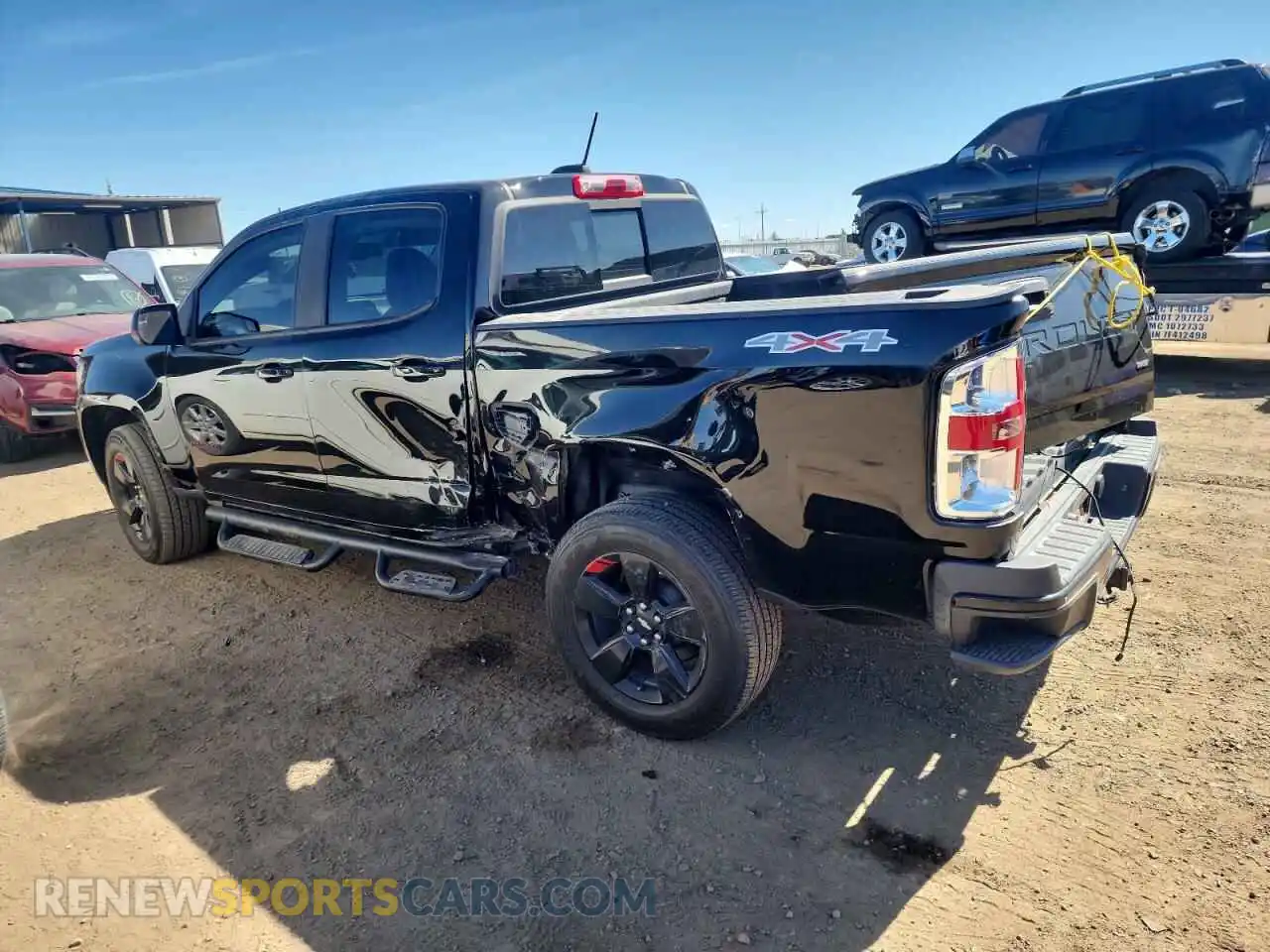 2 Фотография поврежденного автомобиля 1GCGTCENXM1271076 CHEVROLET COLORADO 2021