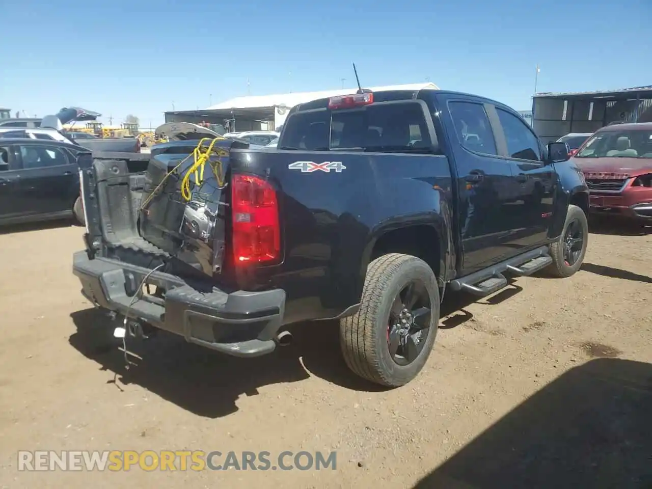 3 Фотография поврежденного автомобиля 1GCGTCENXM1271076 CHEVROLET COLORADO 2021