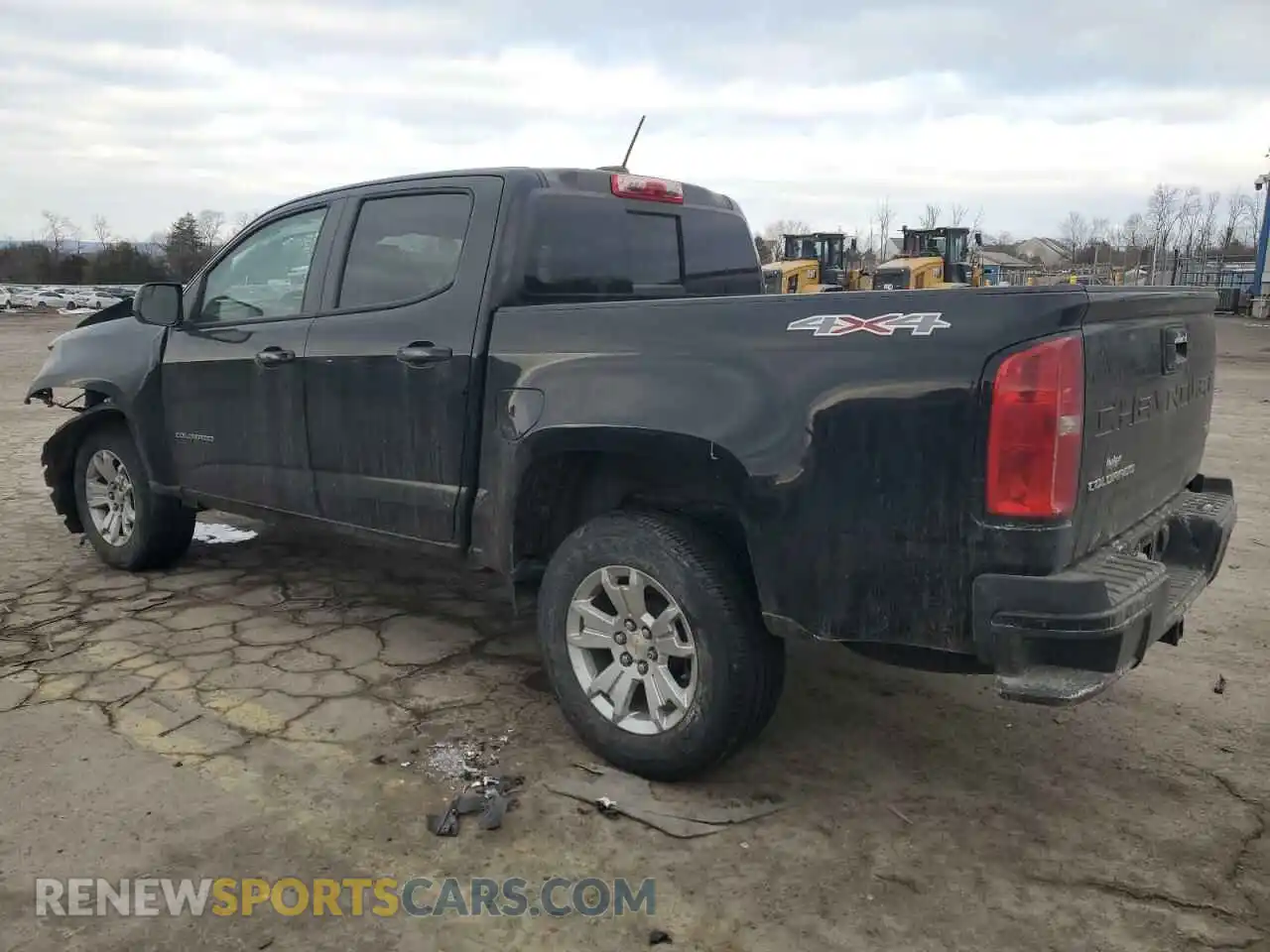 2 Фотография поврежденного автомобиля 1GCGTCENXM1279520 CHEVROLET COLORADO 2021