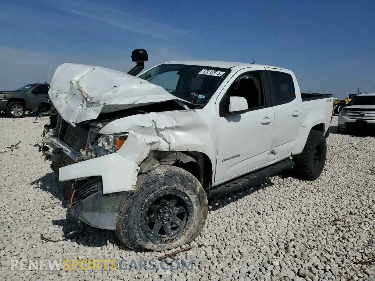 1 fotografías del automóvil dañado 1GCGTEEN0M1108190 CHEVROLET COLORADO 2021