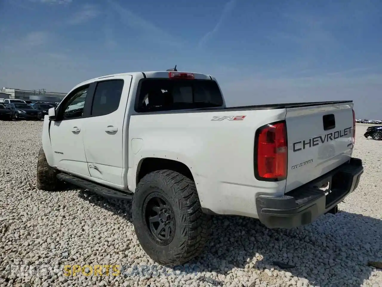 2 fotografías del automóvil dañado 1GCGTEEN0M1108190 CHEVROLET COLORADO 2021