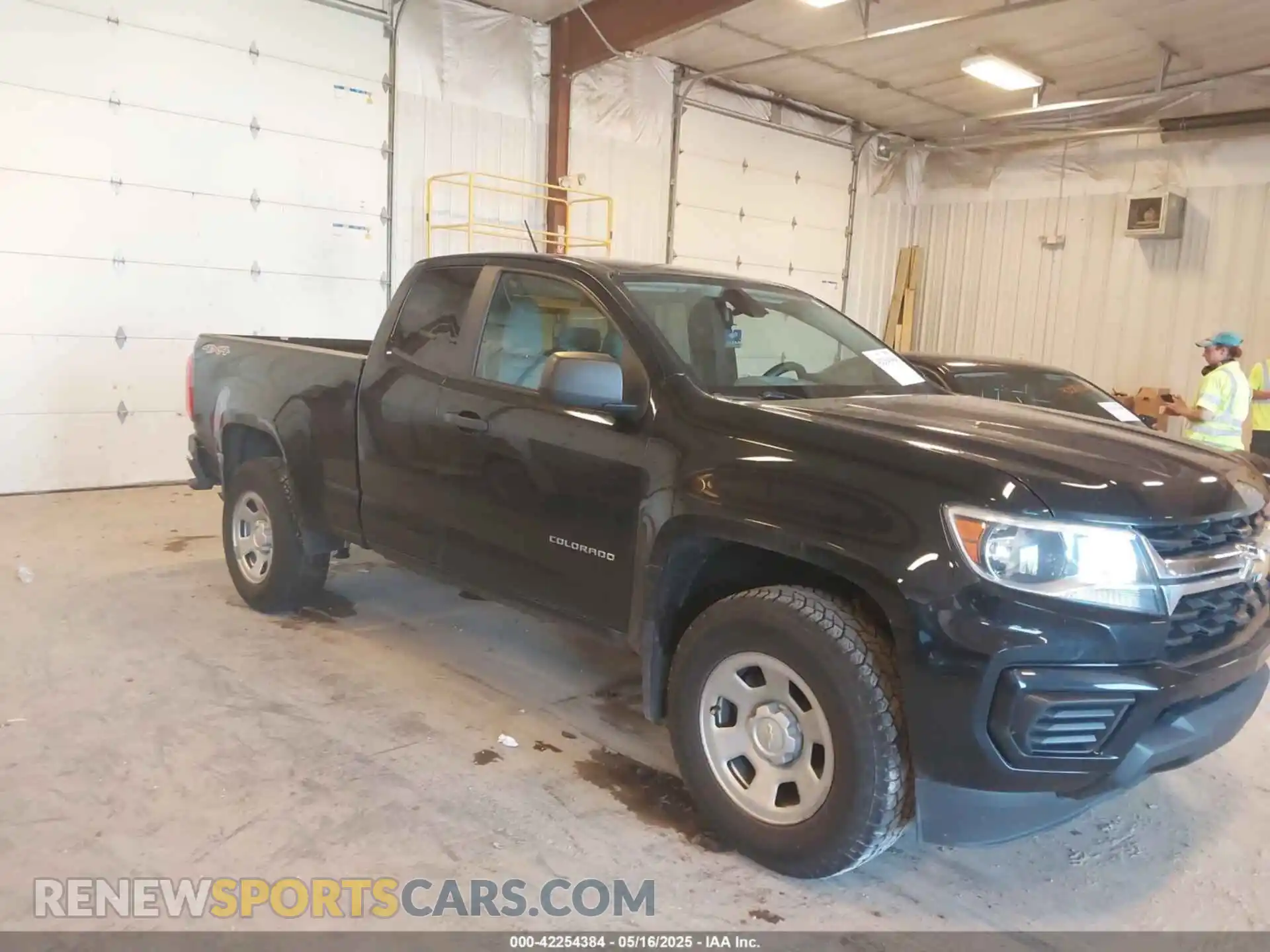 1 Photograph of a damaged car 1GCHTBEA3M1205416 CHEVROLET COLORADO 2021