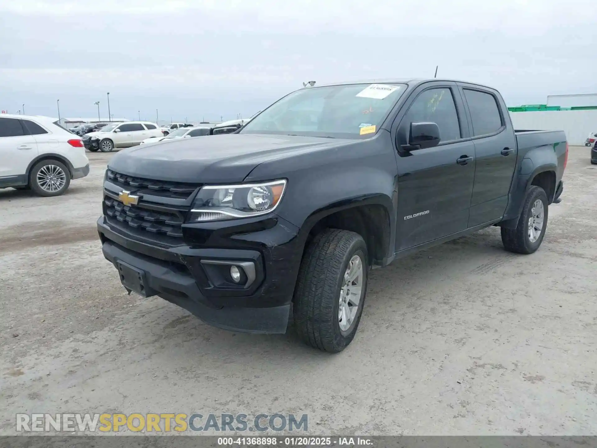 2 Photograph of a damaged car 1GCGSCEA5N1320105 CHEVROLET COLORADO 2022