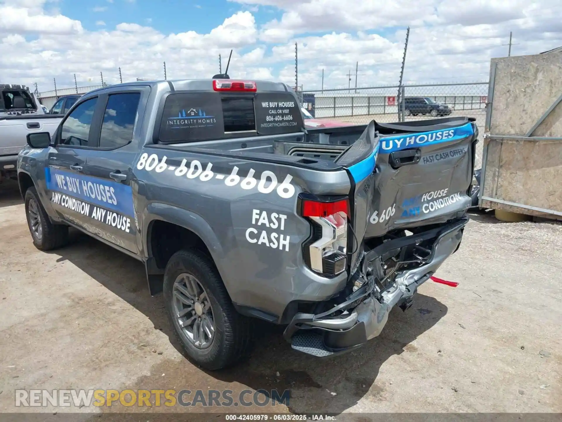 3 Photograph of a damaged car 1GCPSCEK0P1238083 CHEVROLET COLORADO 2023
