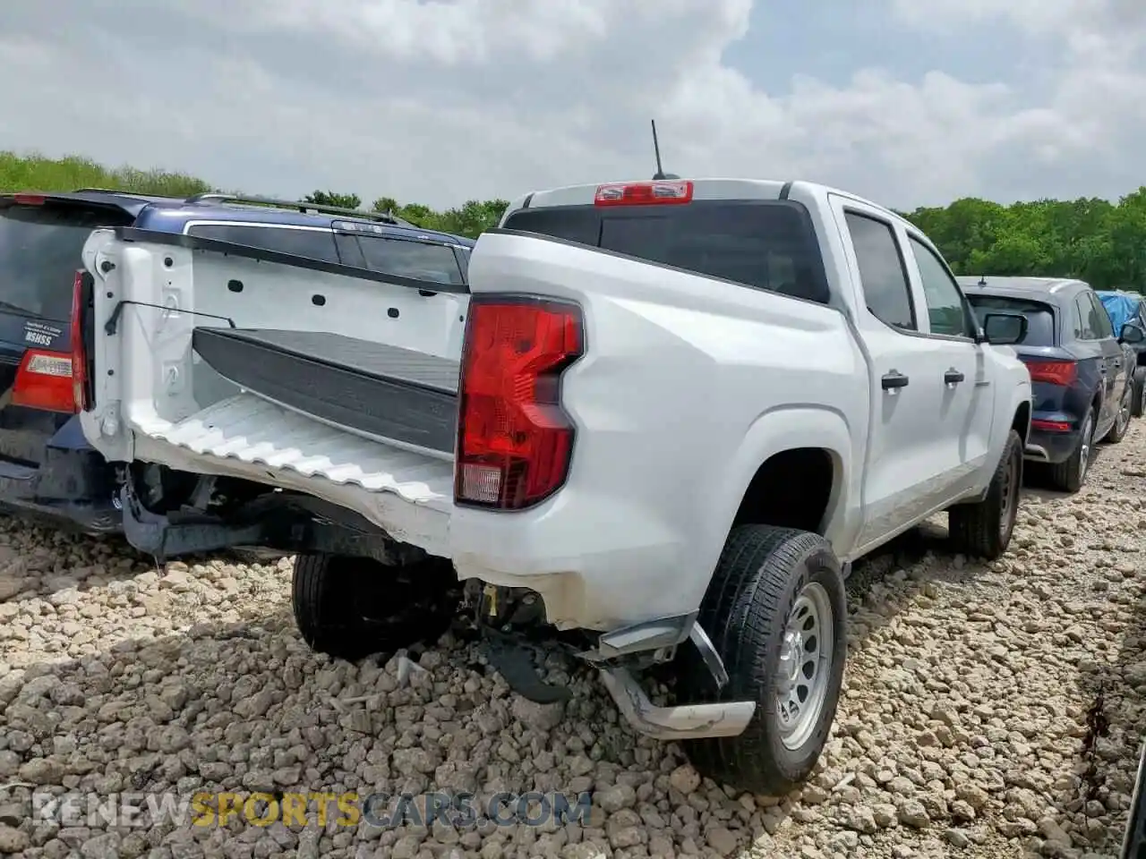3 fotografías del automóvil dañado 1GCGSBEC3R1169699 CHEVROLET COLORADO 2024