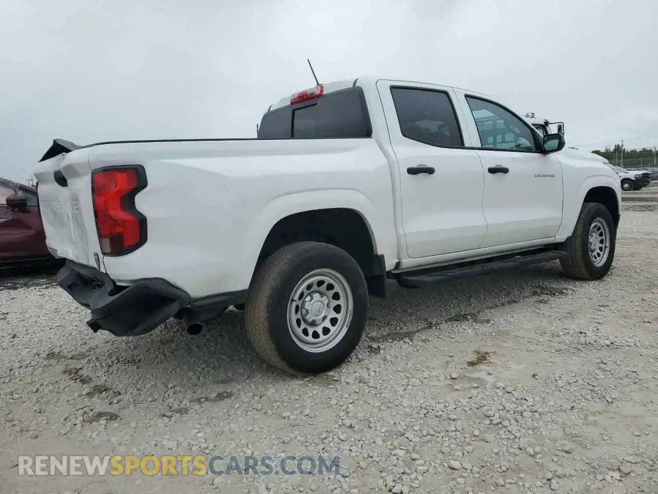 3 fotografías del automóvil dañado 1GCGSBEC3R1174045 CHEVROLET COLORADO 2024