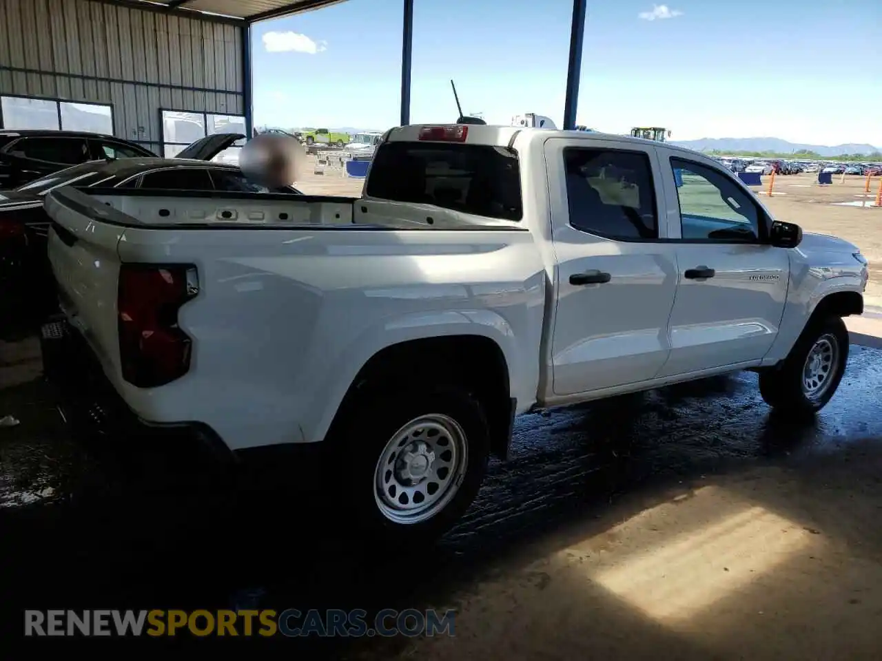 3 fotografías del automóvil dañado 1GCGSBEC3R1238651 CHEVROLET COLORADO 2024