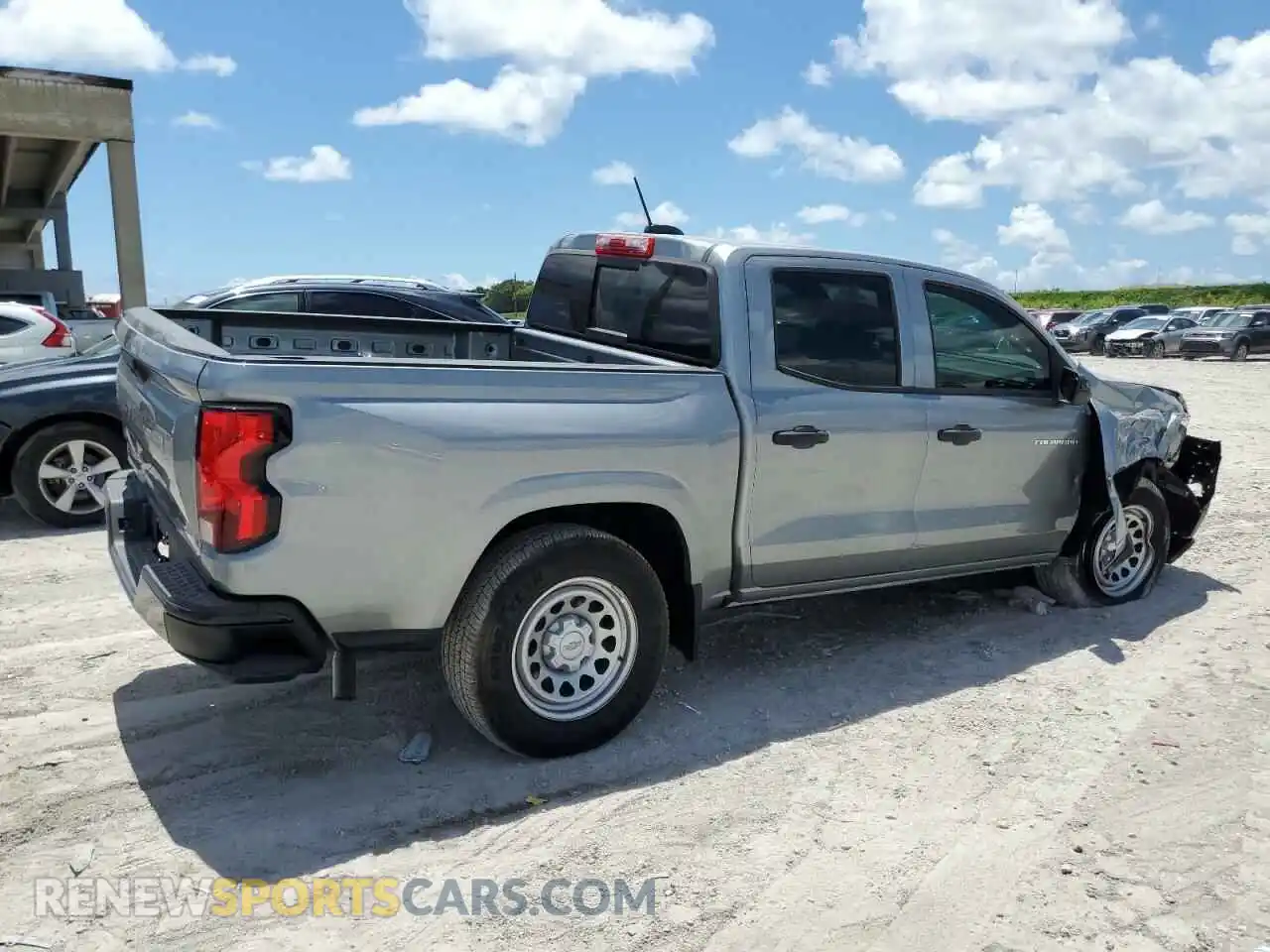 3 fotografías del automóvil dañado 1GCGSBEC4R1183241 CHEVROLET COLORADO 2024