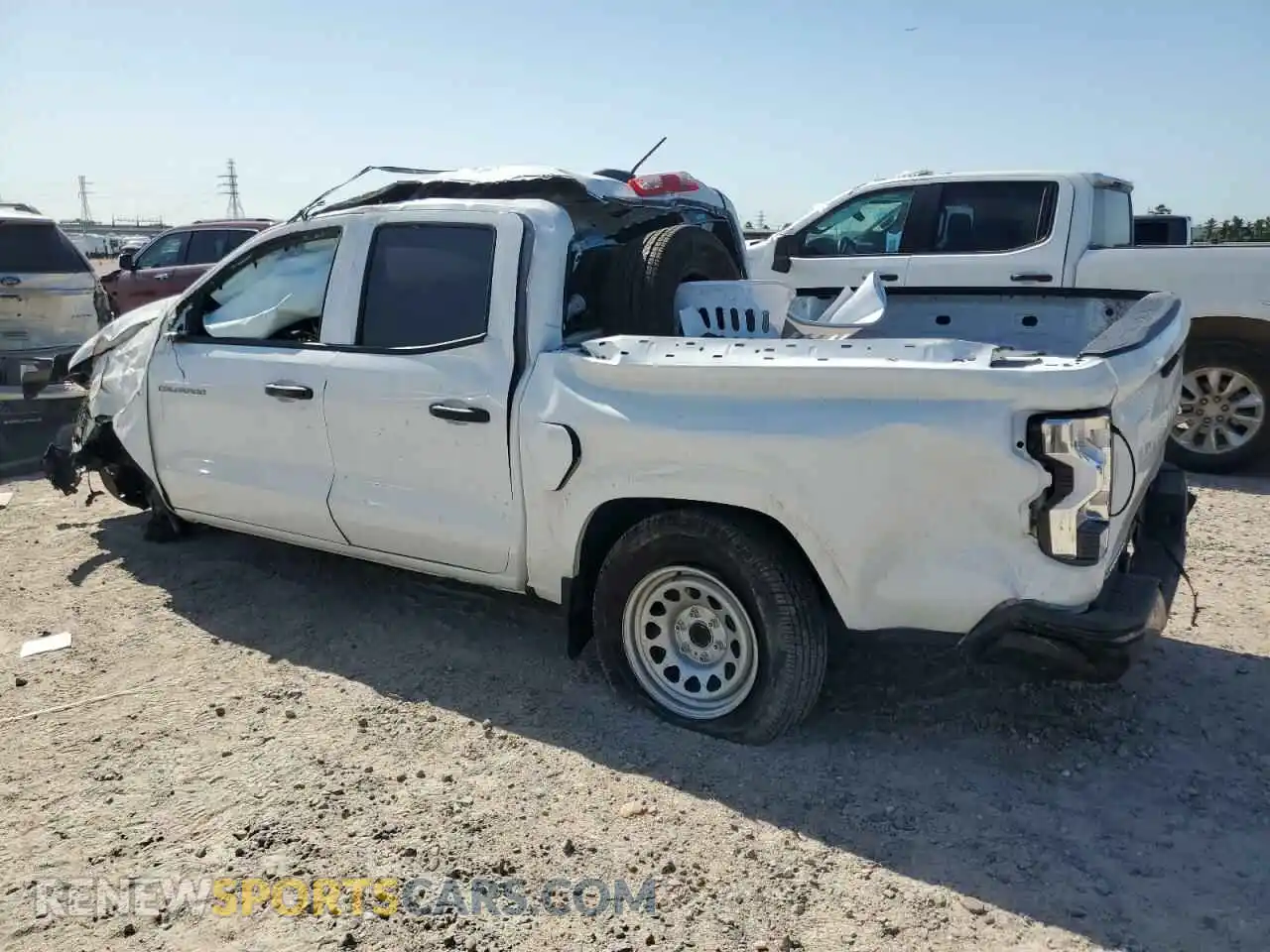 2 fotografías del automóvil dañado 1GCGSBEC6R1234447 CHEVROLET COLORADO 2024
