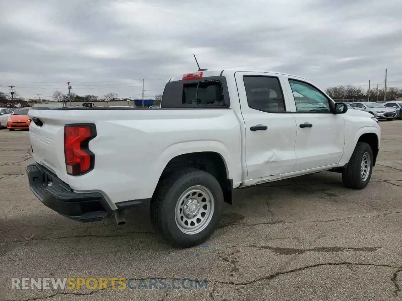 3 fotografías del automóvil dañado 1GCGSBEC8R1132891 CHEVROLET COLORADO 2024