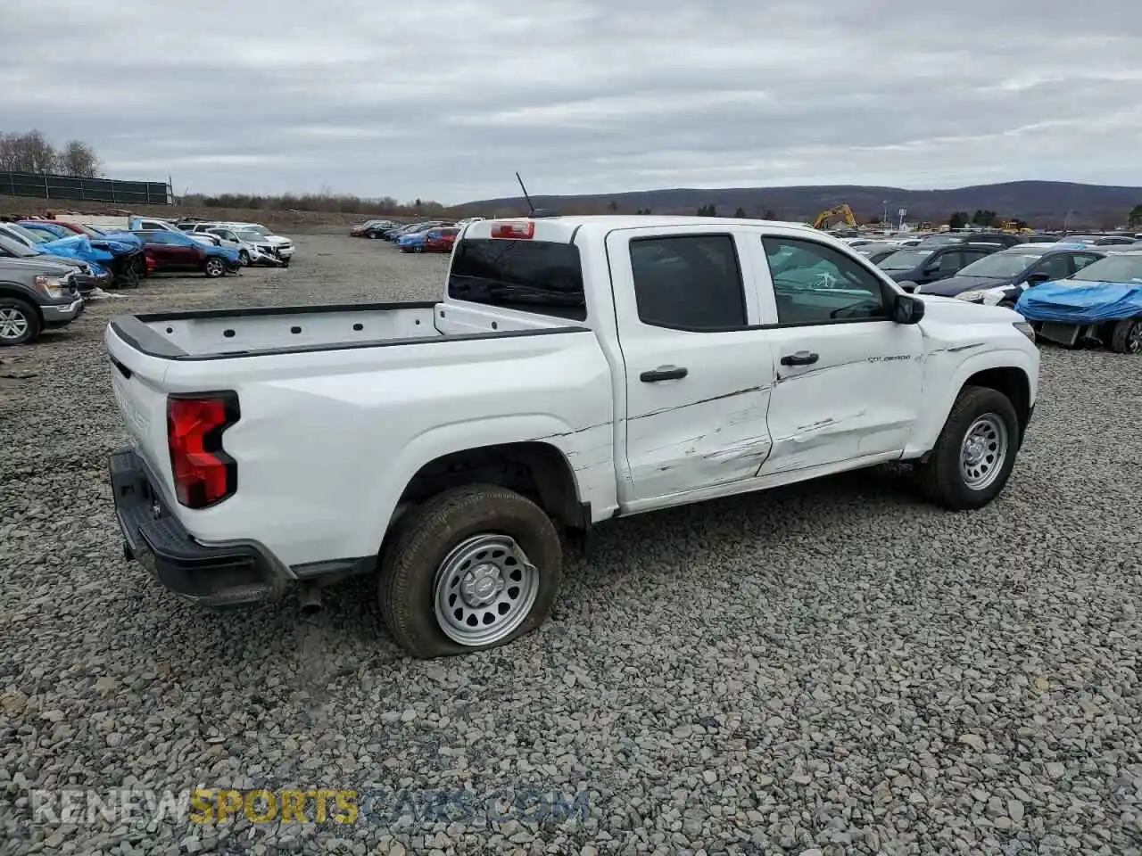 3 fotografías del automóvil dañado 1GCGSBEC9R1232353 CHEVROLET COLORADO 2024