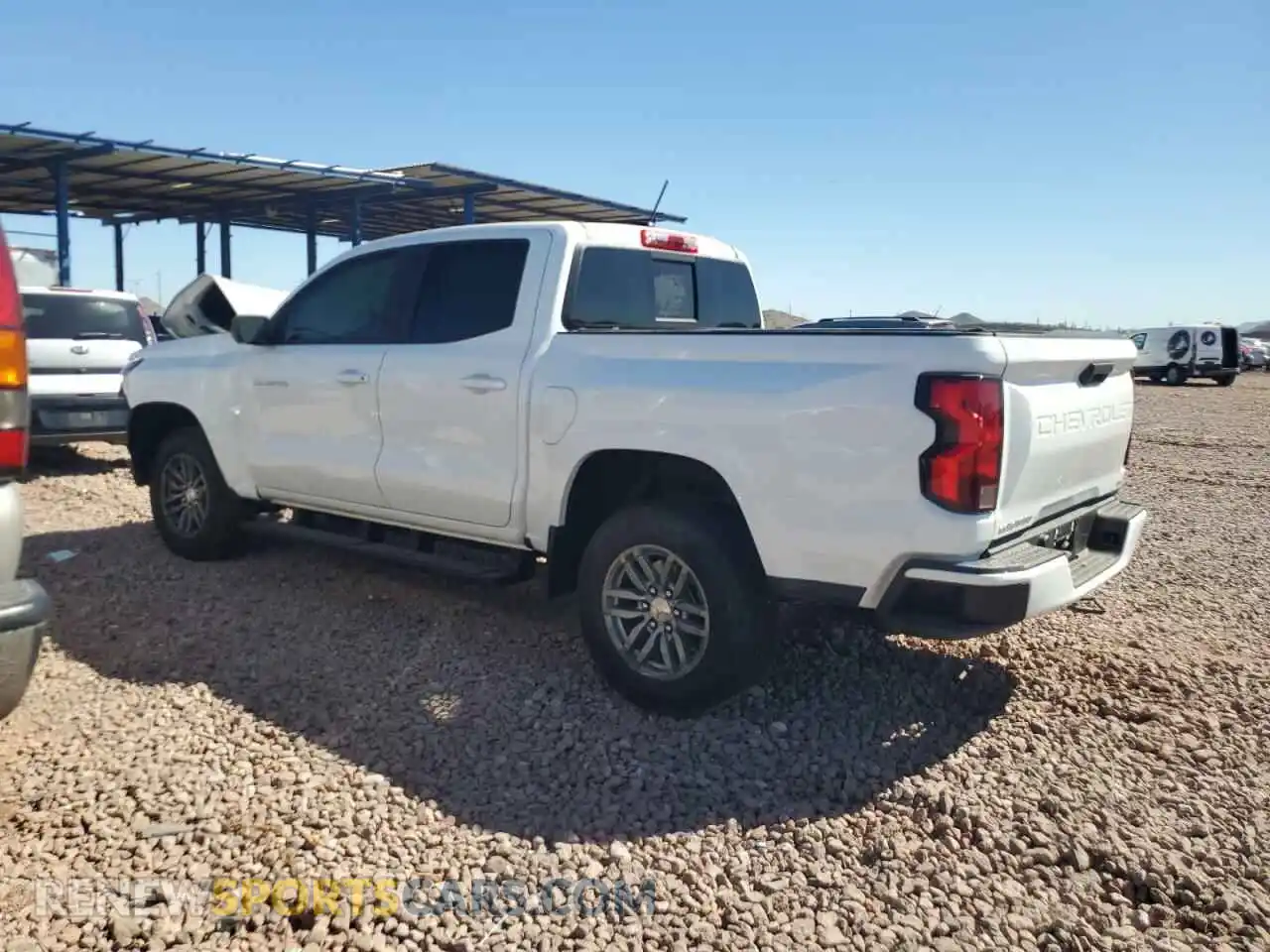 2 fotografías del automóvil dañado 1GCGSCEC3R1311068 CHEVROLET COLORADO 2024