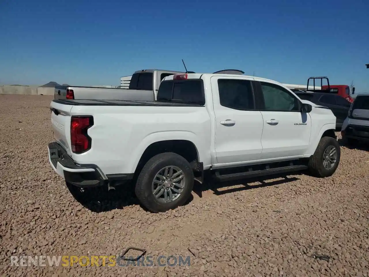 3 fotografías del automóvil dañado 1GCGSCEC3R1311068 CHEVROLET COLORADO 2024