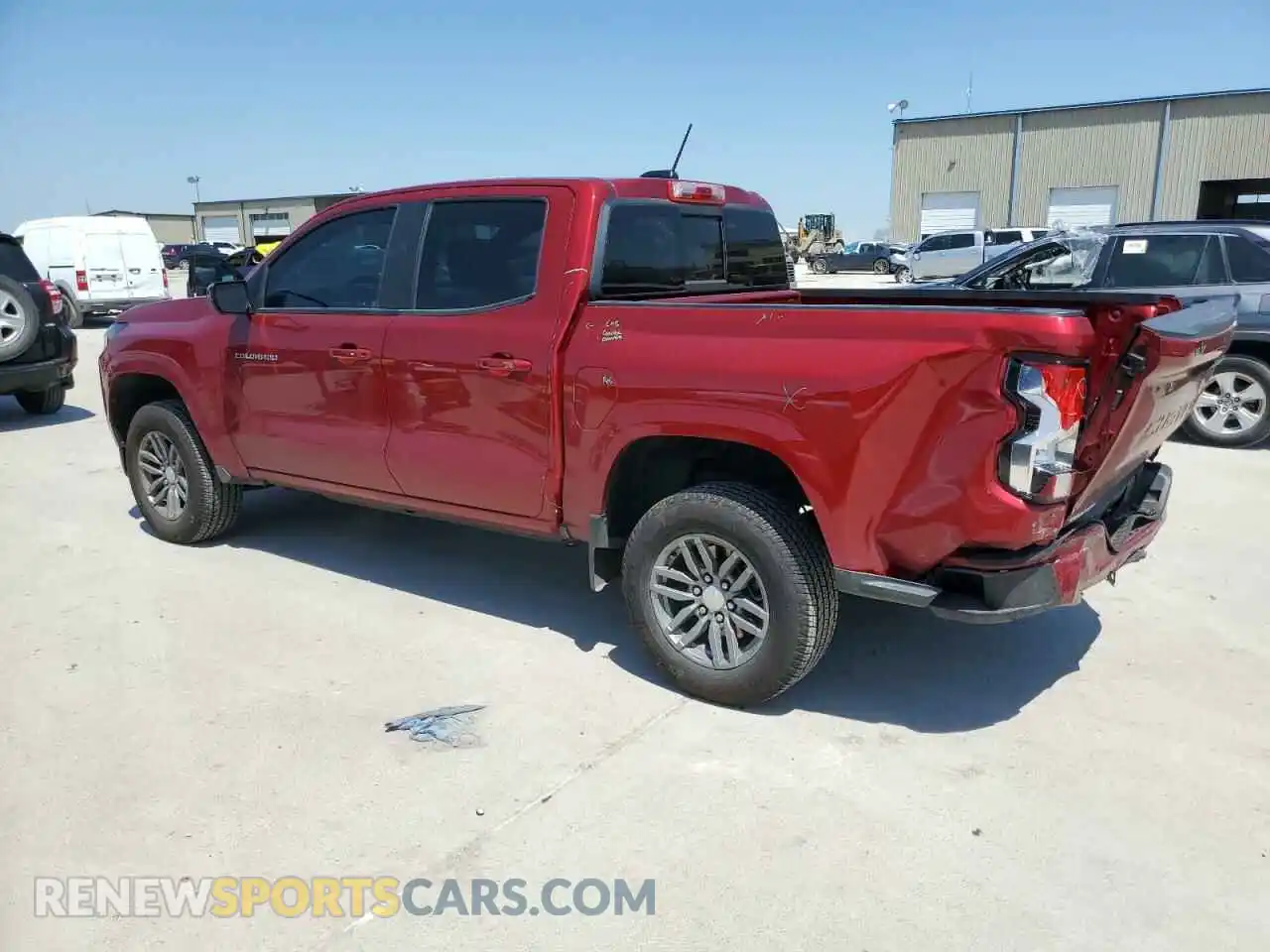 2 fotografías del automóvil dañado 1GCGSCEC8R1107964 CHEVROLET COLORADO 2024