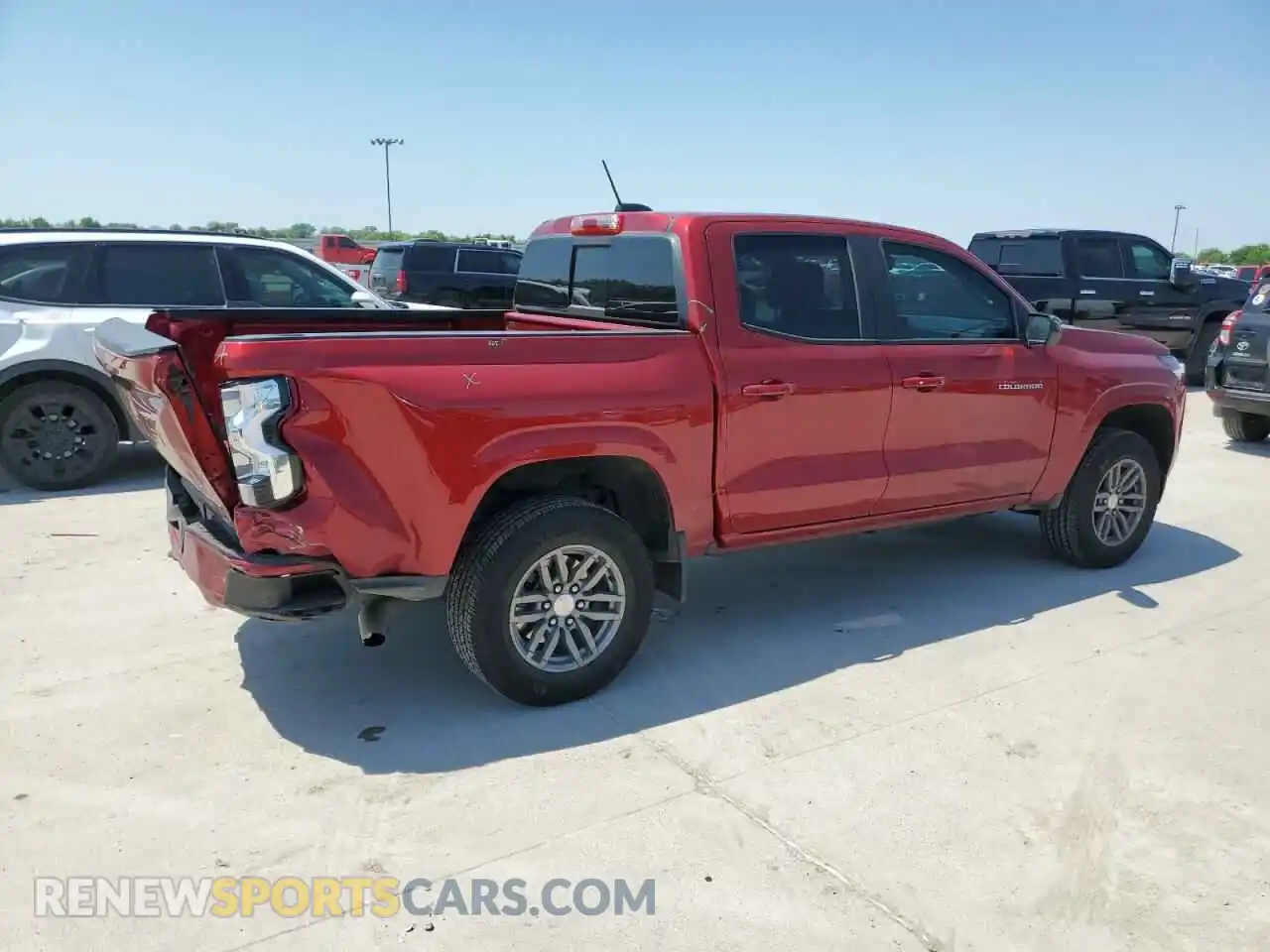 3 fotografías del automóvil dañado 1GCGSCEC8R1107964 CHEVROLET COLORADO 2024