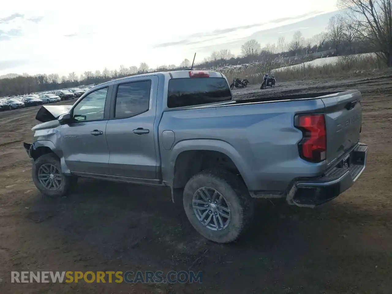 2 fotografías del automóvil dañado 1GCGSCEC8R1294882 CHEVROLET COLORADO 2024