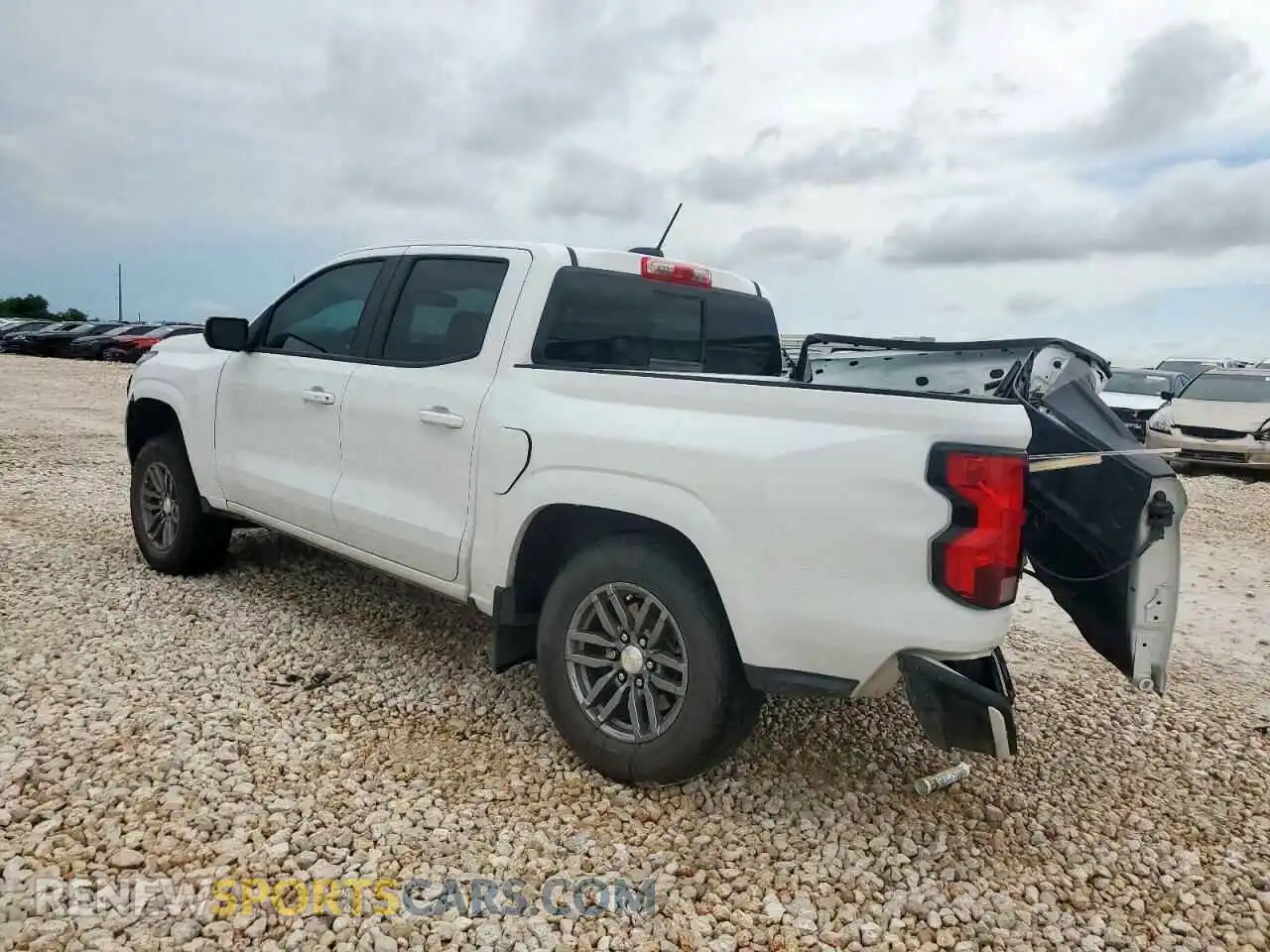 2 fotografías del automóvil dañado 1GCPSCEK1R1125567 CHEVROLET COLORADO 2024