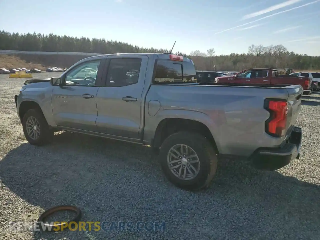 2 fotografías del automóvil dañado 1GCPSCEK5R1108190 CHEVROLET COLORADO 2024