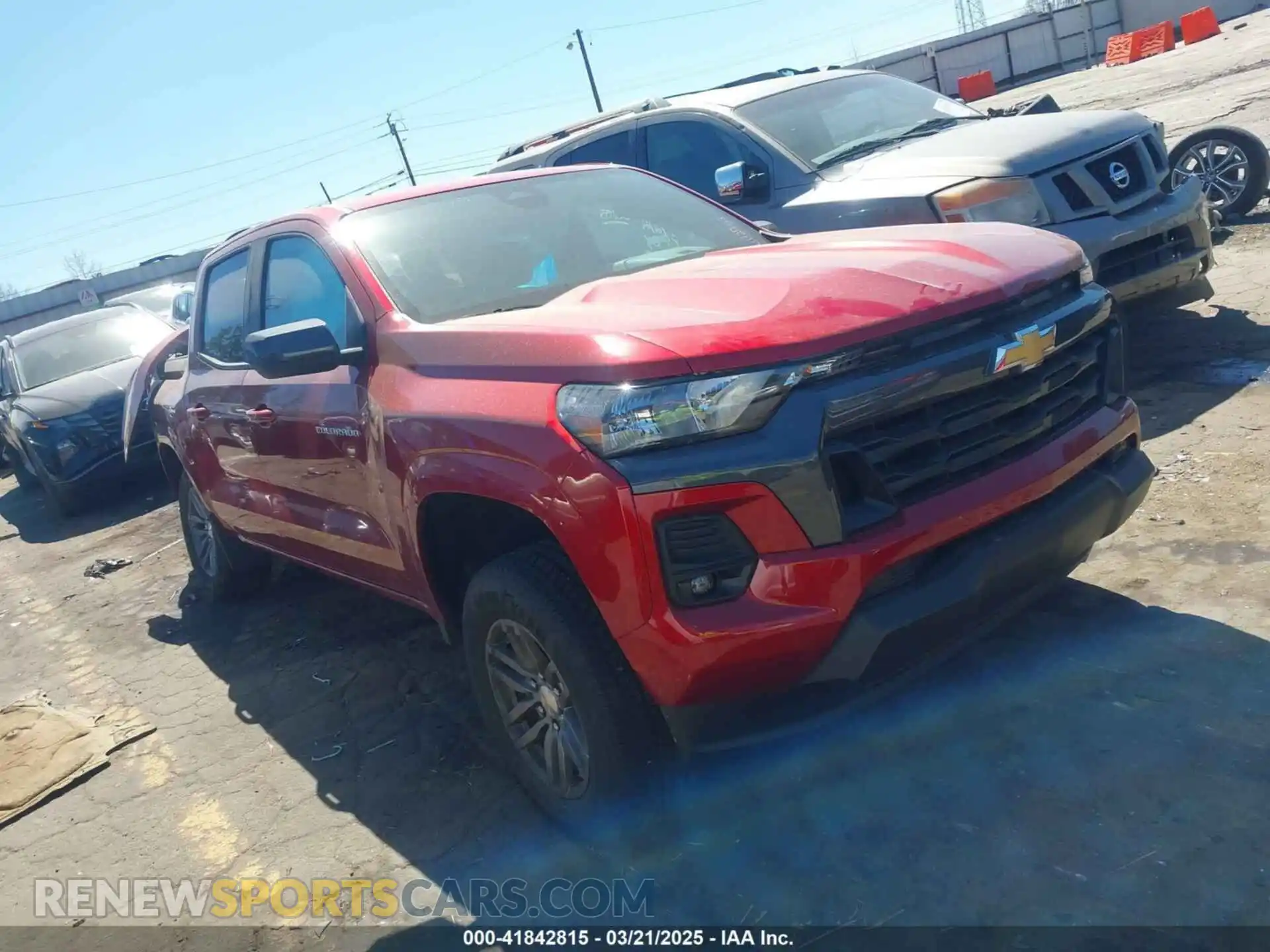 1 fotografías del automóvil dañado 1GCPSCEKXR1112753 CHEVROLET COLORADO 2024