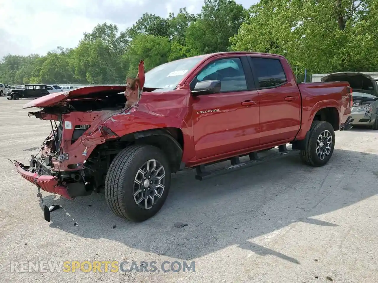 1 Photograph of a damaged car 1GCPTCEK6R1208103 CHEVROLET COLORADO 2024