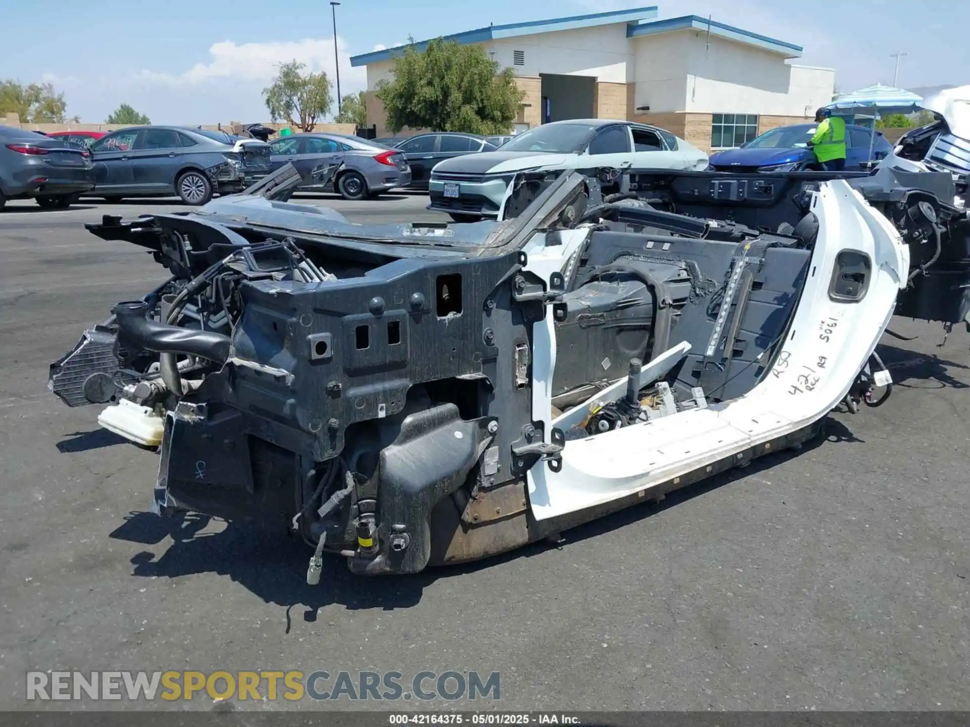 2 Photograph of a damaged car 1G1YD2D70K5115061 CHEVROLET CORVETTE 2019