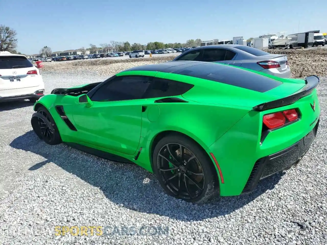 2 Photograph of a damaged car 1G1YW2D74K5115770 CHEVROLET CORVETTE 2019