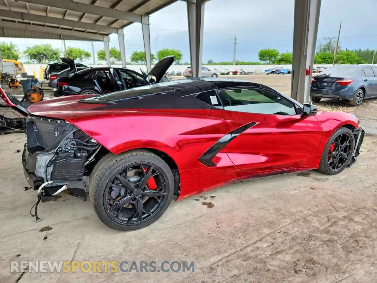 3 Фотография поврежденного автомобиля 1G1YA2D41M5125762 CHEVROLET CORVETTE 2021
