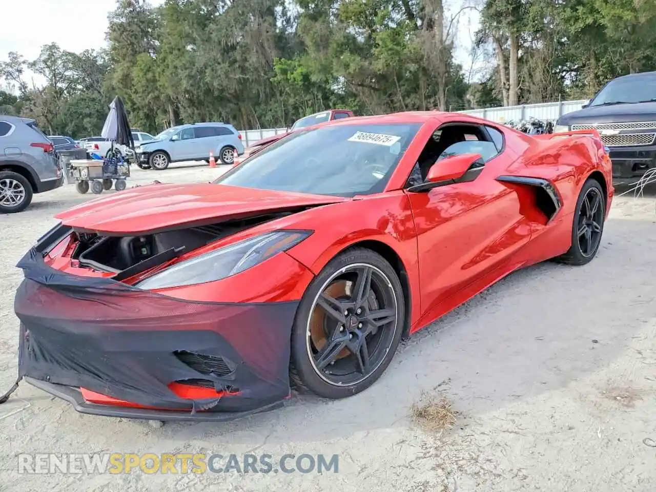 1 Photograph of a damaged car 1G1YA2D42M5122031 CHEVROLET CORVETTE 2021