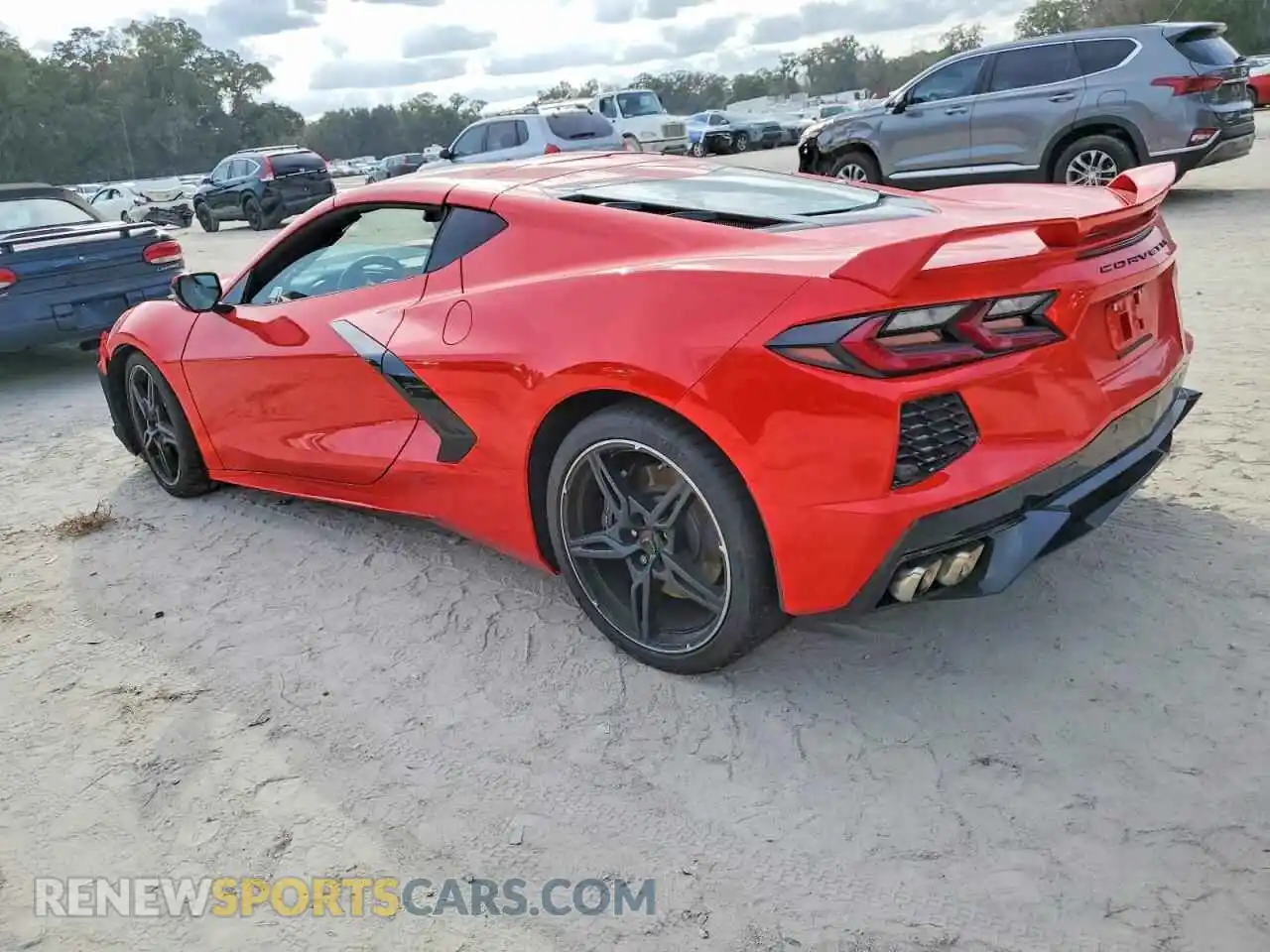 2 Photograph of a damaged car 1G1YA2D42M5122031 CHEVROLET CORVETTE 2021