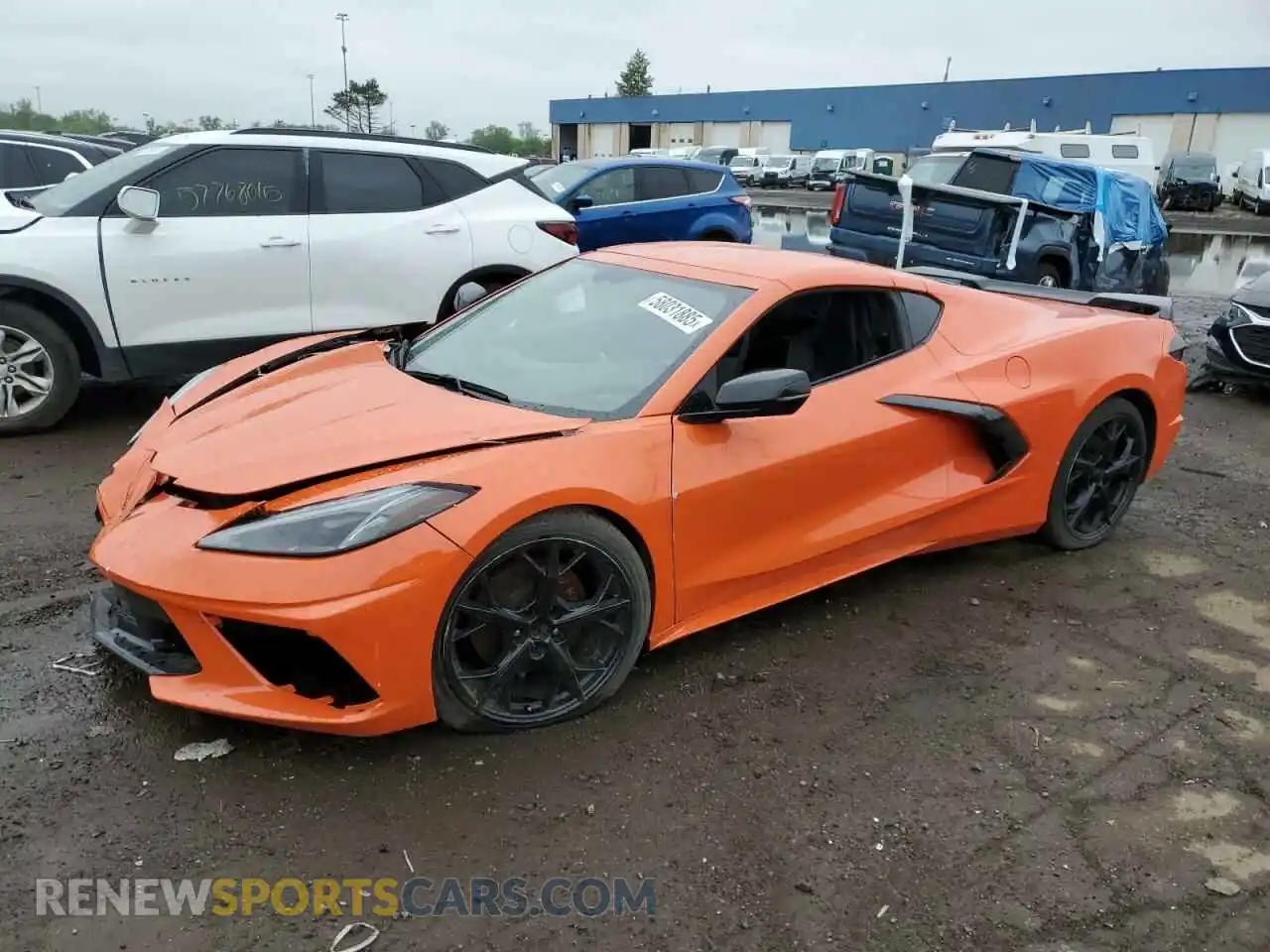 1 Photograph of a damaged car 1G1YA2D45M5114215 CHEVROLET CORVETTE 2021
