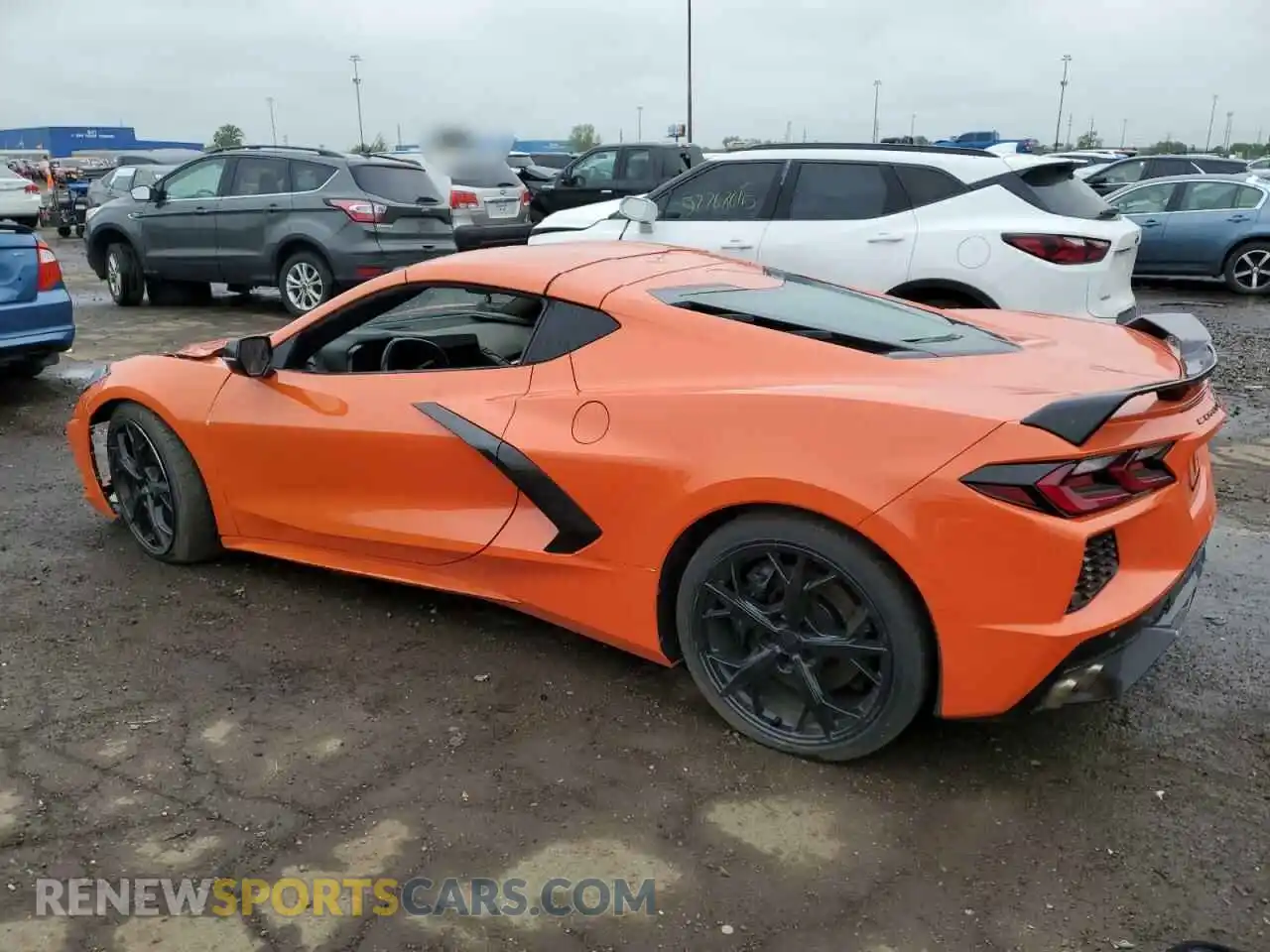 2 Photograph of a damaged car 1G1YA2D45M5114215 CHEVROLET CORVETTE 2021