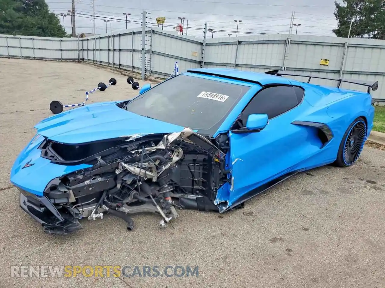 1 Photograph of a damaged car 1G1YA2D48M5119277 CHEVROLET CORVETTE 2021