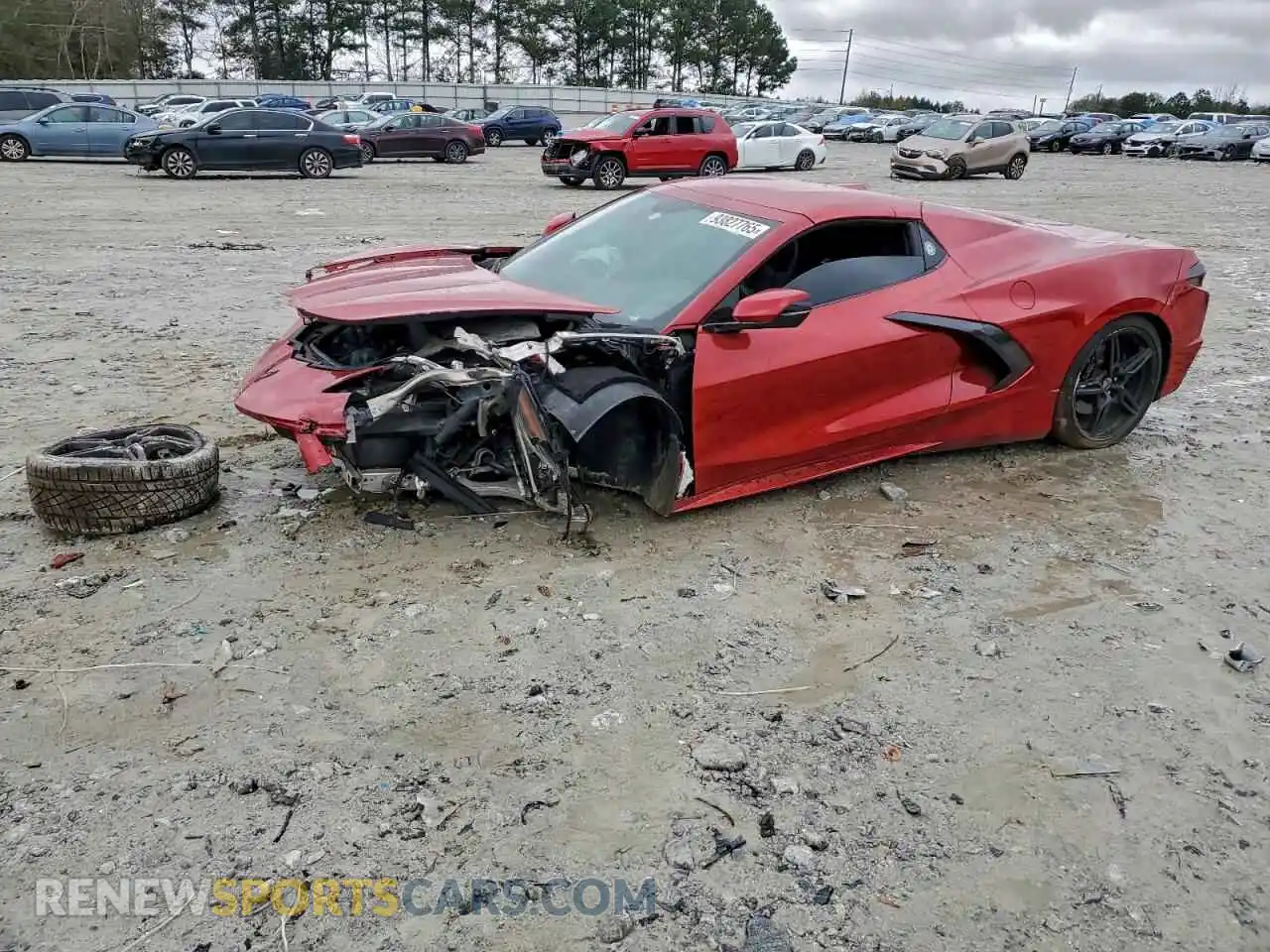 1 Photograph of a damaged car 1G1YA3D46M5108560 CHEVROLET CORVETTE 2021