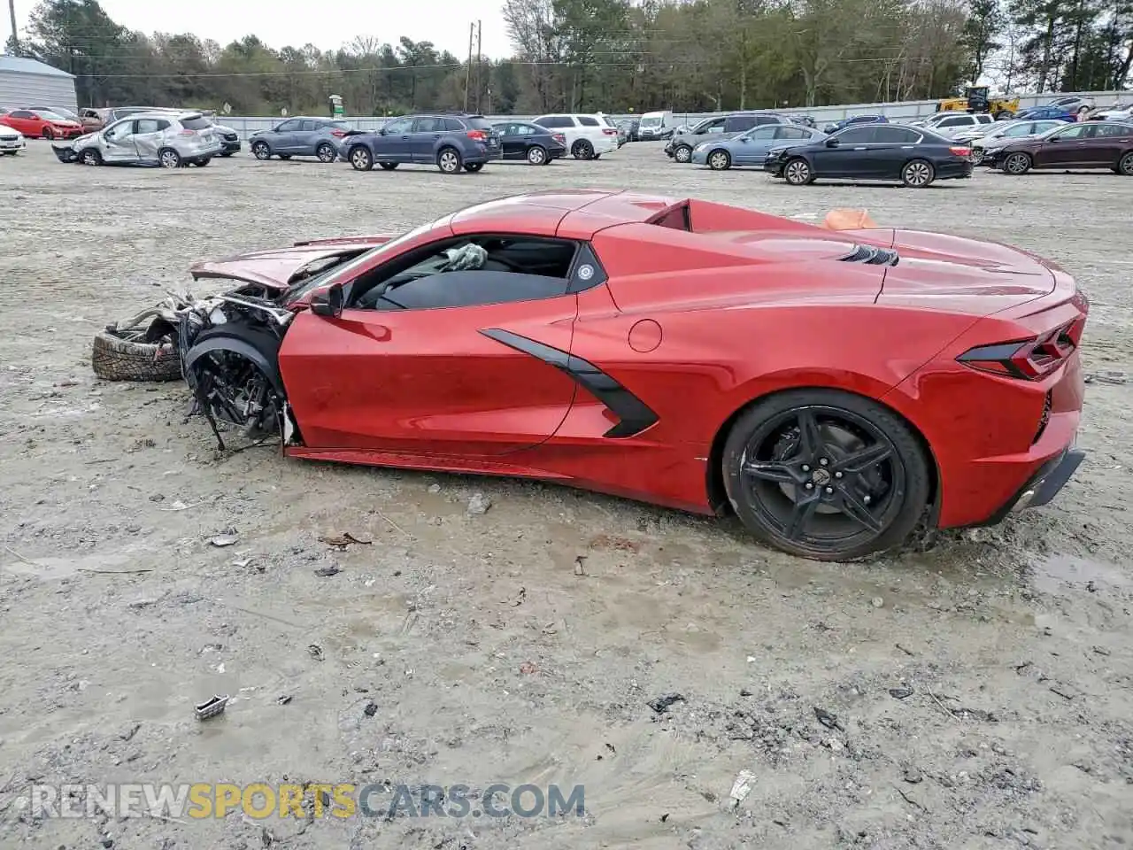 2 Photograph of a damaged car 1G1YA3D46M5108560 CHEVROLET CORVETTE 2021