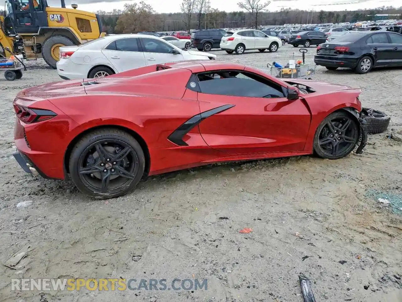 3 Photograph of a damaged car 1G1YA3D46M5108560 CHEVROLET CORVETTE 2021