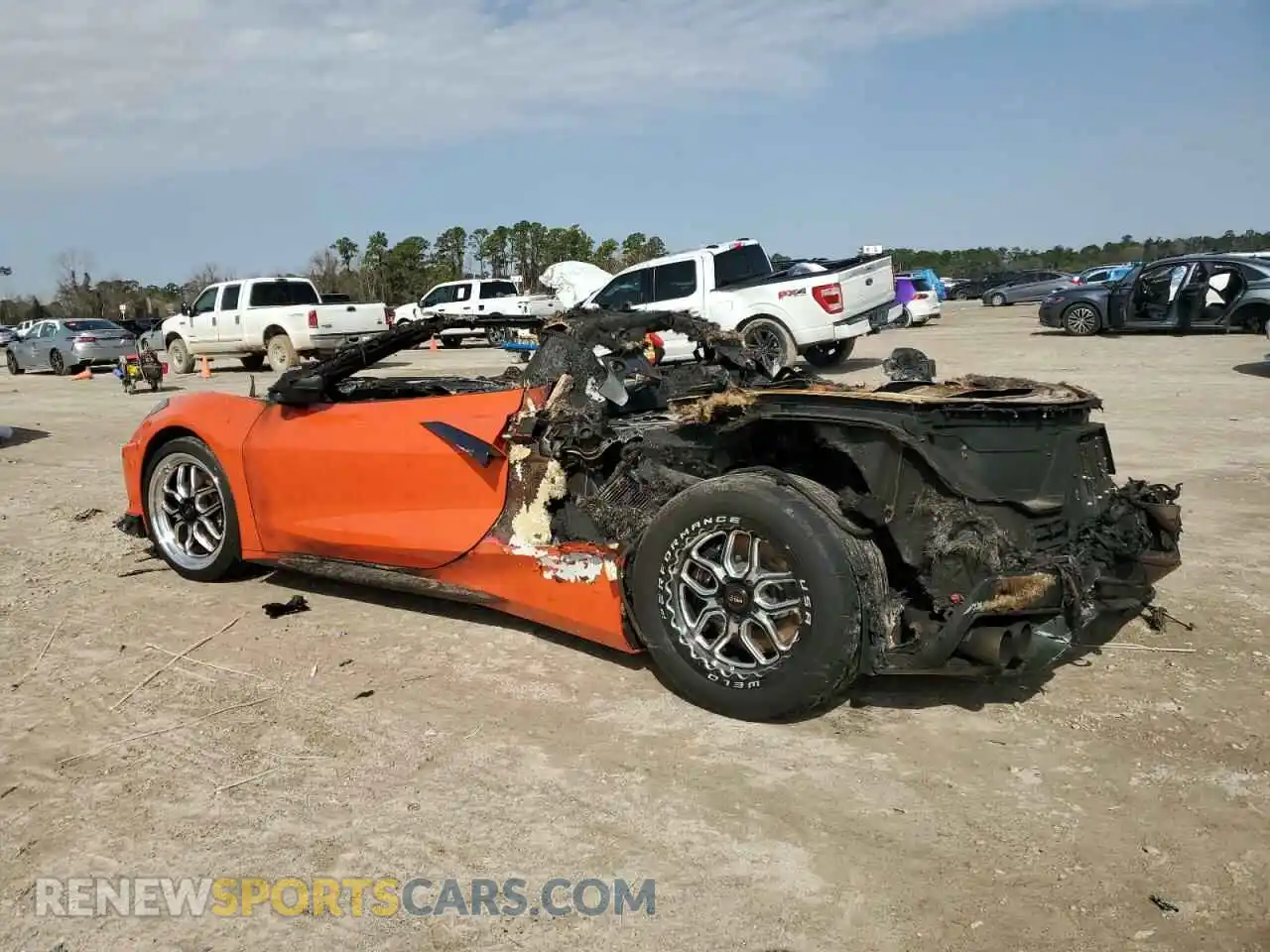 2 Photograph of a damaged car 1G1YB2D40M5102910 CHEVROLET CORVETTE 2021