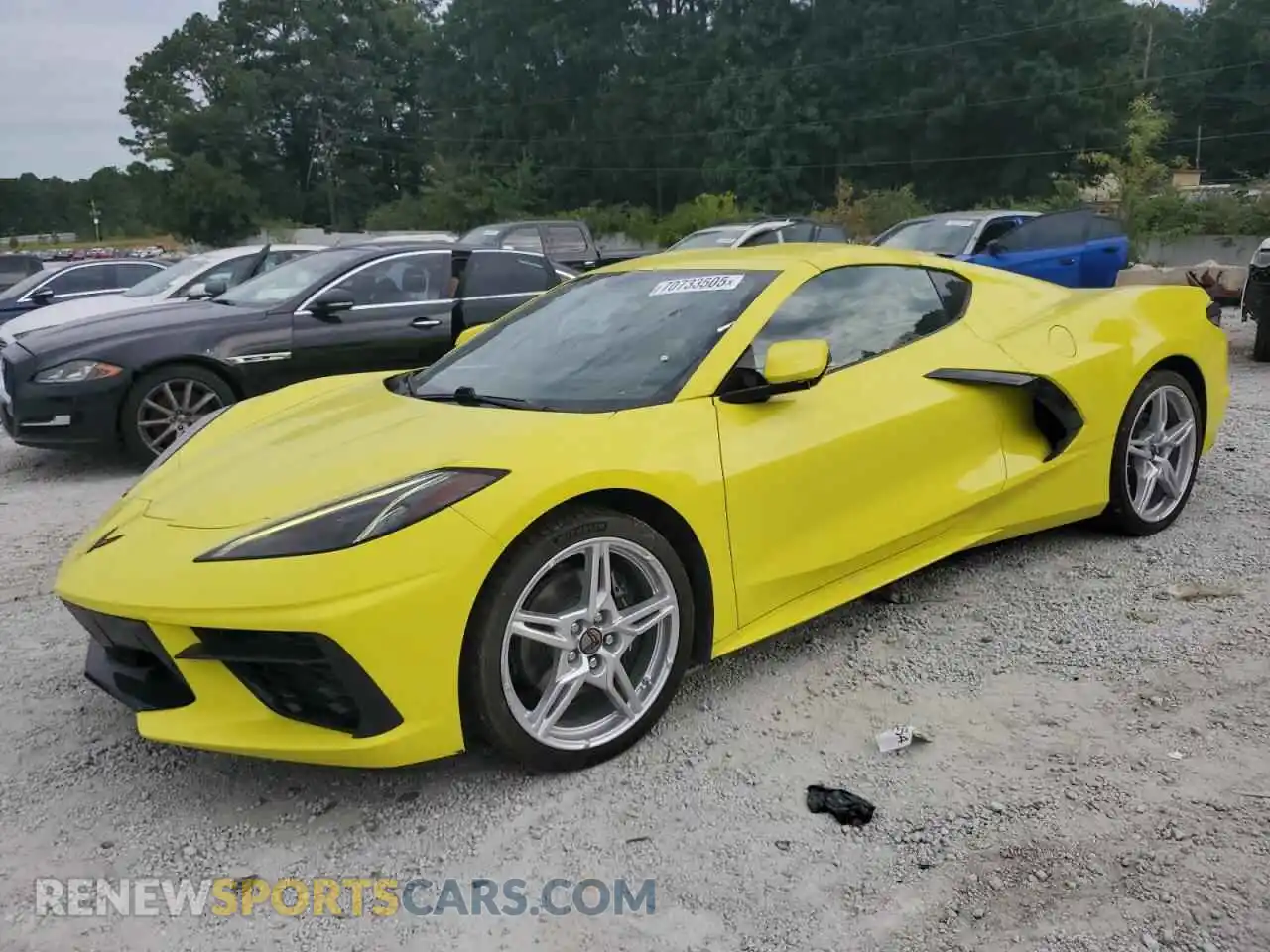 1 Photograph of a damaged car 1G1YB2D41M5125614 CHEVROLET CORVETTE 2021
